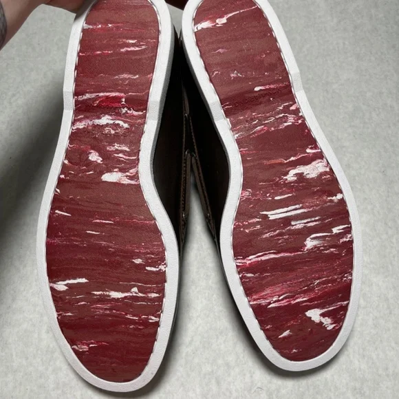 Sperry Authentic Original 2-eye pull-up Boat Shoe Dark Brown Mens US14 - Picture 8 of 11